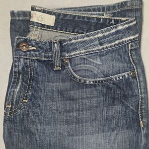 BKE Women's Blue Flare Jeans